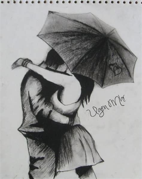 lovers drawing easy|42 Simple Pencil Sketches Of Couples In Love.
